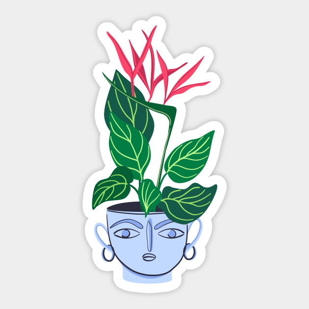 Strelitzia houseplant Sticker by DanielK